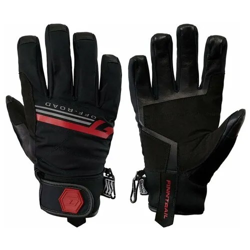 Перчатки Finntrail, размер M, красный, черный