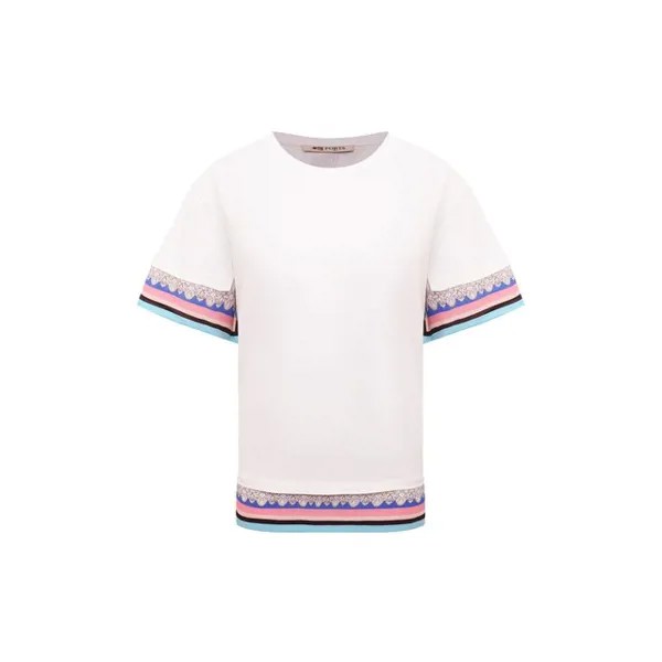 Футболка из хлопка и шелка Ports 1961