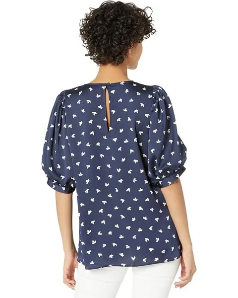 Топ Kate Spade New York Paper Boats Top, цвет Squid Ink