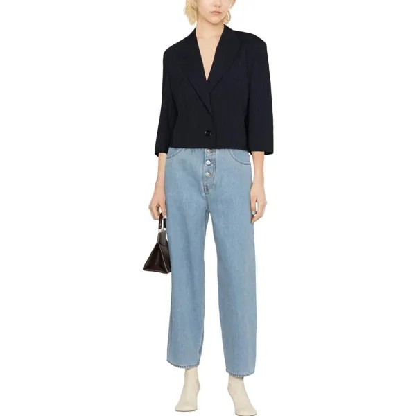 Укороченные джинсы средней посадки Mm6 Maison Margiela