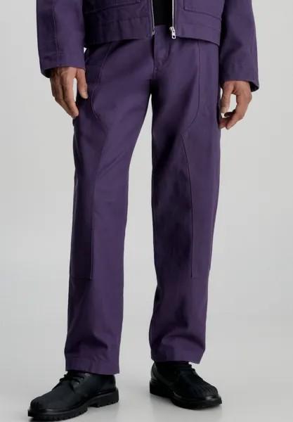 Брюки-карго Calvin Klein Jeans, фиолетовый