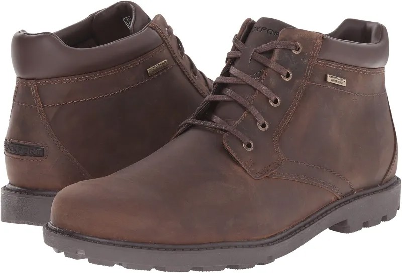 Ботинки на шнуровке Storm Surge Water Proof Plain Toe Boot Rockport, цвет Tan