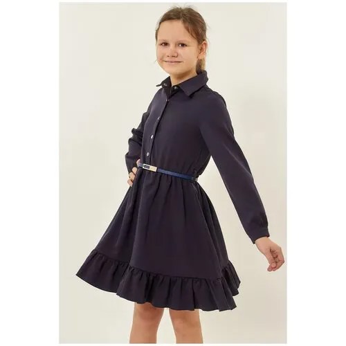 Школьное платье Colabear, размер 114, синий
