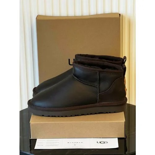 Ботинки UGG угги, размер 46, коричневый