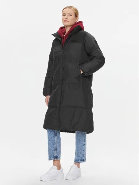 Пуховик свободного кроя Tommy Hilfiger, черный