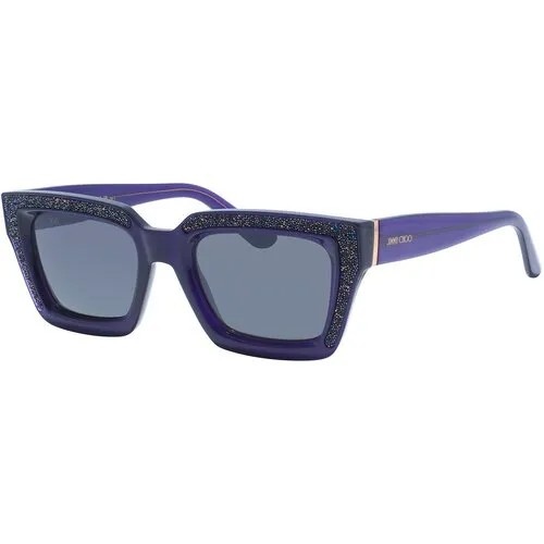 Солнцезащитные очки Jimmy Choo, синий, фиолетовый