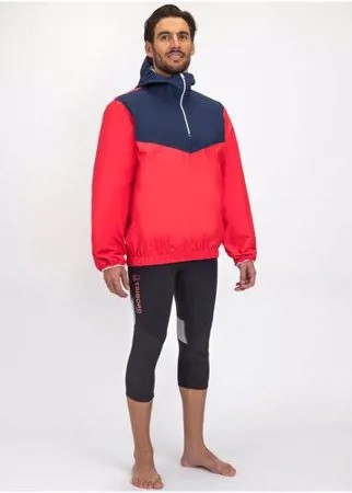 Куртка-анорак DINGHY 100 для мужчин/женщин, размер: M, цвет: Красный Флуорисцентный/Темно-Синий/Белоснежный TRIBORD Х Декатлон