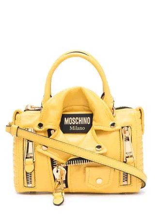 Moschino сумка через плечо в виде байкерской куртки