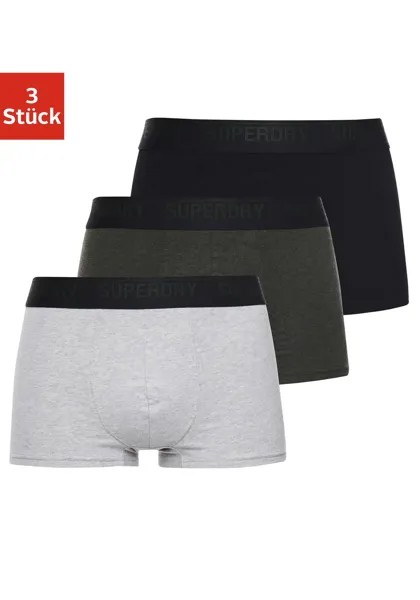 Боксеры Superdry (3 шт), зеленый
