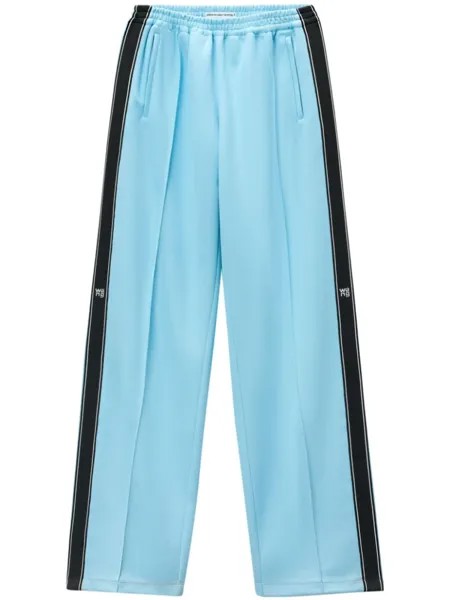 Alexander Wang спортивные брюки с логотипом, синий