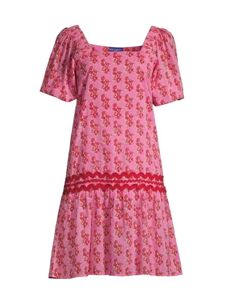 Мини-платье Hamilton с квадратным вырезом Ro's Garden, розовый