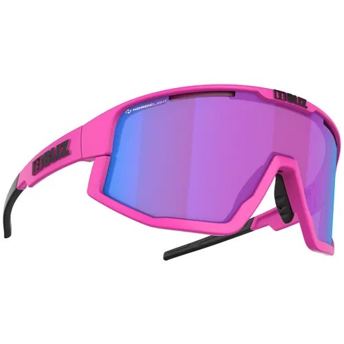Солнцезащитные очки BLIZ, оправа: пластик, спортивные, с защитой от УФ, розовый