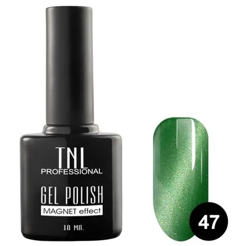 Гель-лак TNL Professional Magnet effect, 10 мл, оттенок 47 малахитовый