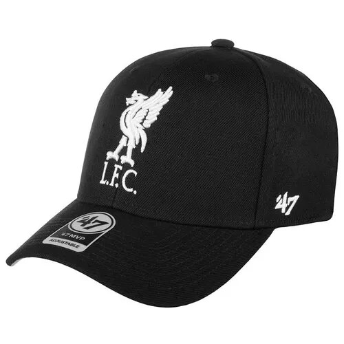 Бейсболка 47 BRAND арт. EPL-MVP04WBV Liverpool FC EPL (черный / белый), размер UNI