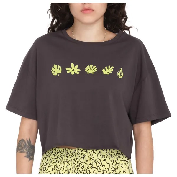 Футболка Volcom Women's Just A Trim S/S, цвет Vintage Black