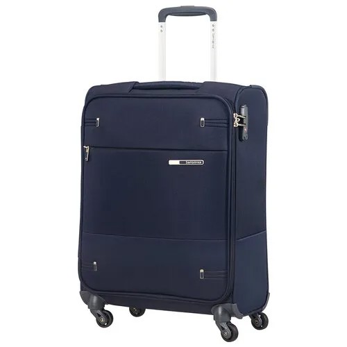 Чемодан Samsonite, 39 л, размер S, синий