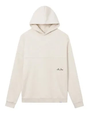 Les Deux Carter Wool Hoodie Men цвет слоновой кости/оливковая ночь