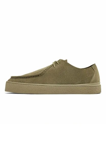 Спортивные туфли на шнуровке OC TOE Massimo Dutti, цвет green