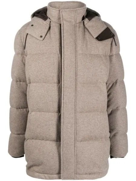 Zegna кашемировый пуховик Oasi, нейтральный цвет