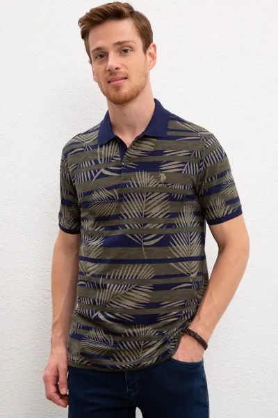 Футболка-поло мужская G081SZ0110PRAT U.S. POLO Assn. хаки 2XL