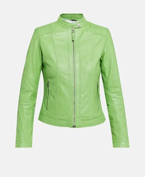 Кожаный пиджак Apple of Eden, зеленый