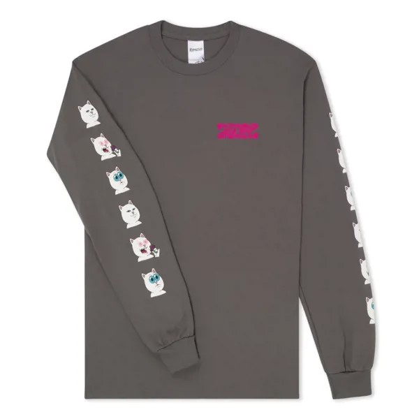 Лонгслив RIPNDIP Shroom Diet Long Sleeve Charcoal 2023