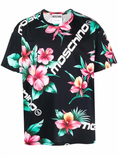 Moschino футболка с логотипом