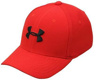 Кепка Under Armour Boys Blitzing Hat – красный/черный – новинка