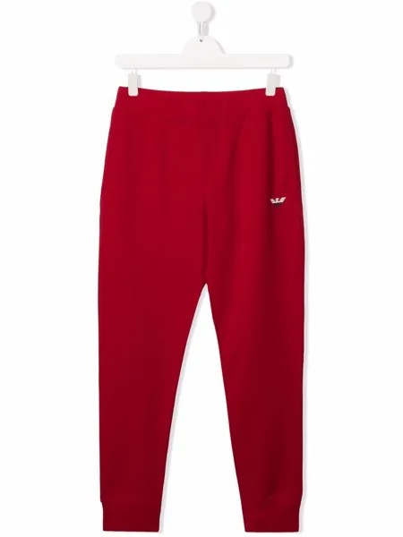 Emporio Armani Kids спортивные брюки с логотипом