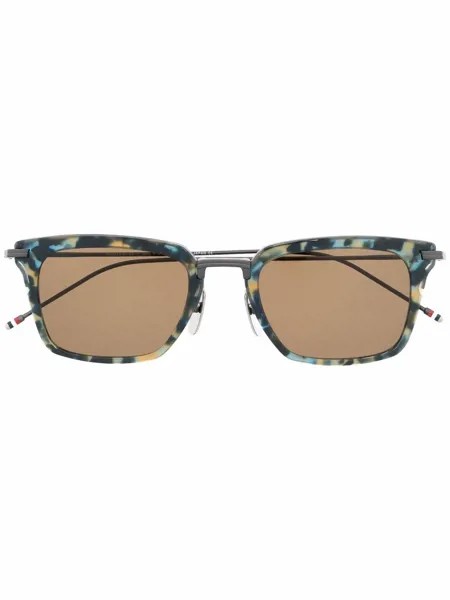 Thom Browne Eyewear солнцезащитные очки в оправе черепаховой расцветки