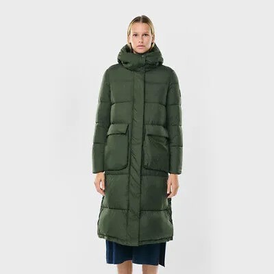 Ecoalf Wmns Siba Long Jacket Женская лесная ночь