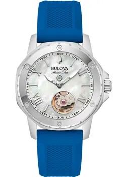 Японские наручные  женские часы Bulova 96L324. Коллекция Marine Star Ladies