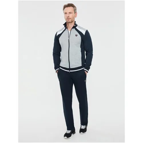 Костюм Red-n-Rock's, толстовка, олимпийка и брюки, карманы, размер 46, серый