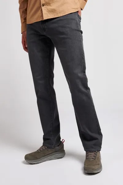 Серые прямые джинсы из денима с 5 карманами U.S. Polo Assn, серый