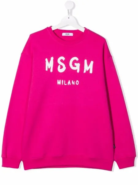 MSGM Kids толстовка с логотипом