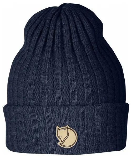 Шапка-бини мужская Fjallraven Byron Hat синяя, one size