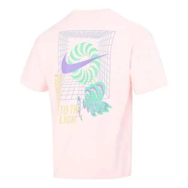 Футболка Nike Behind Graffiti T-Shirt 'Pink', розовый