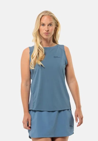 Топ PRELIGHT CHILL TANK Jack Wolfskin, цвет elemental blue