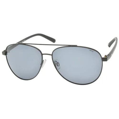 Солнцезащитные очки Invu B1123, черный, серый