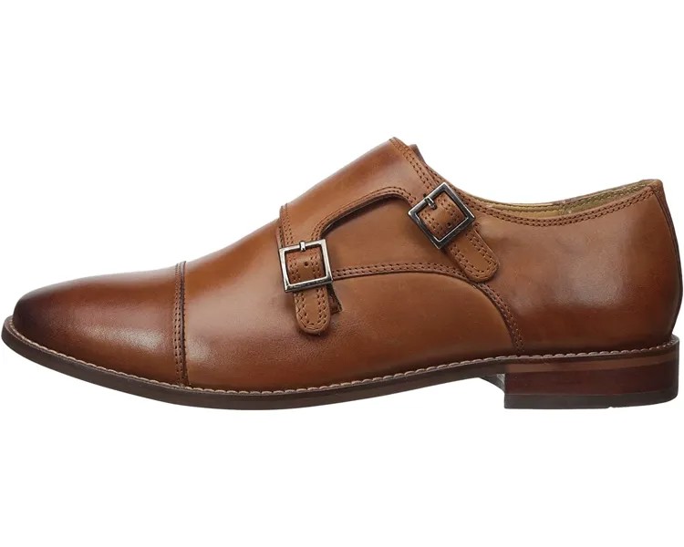 Оксфорды Montinaro Double Monk Strap Florsheim, седло тан гладкий