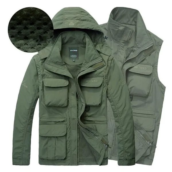 Ветровка зимний снег теплой съемным рукава куртка мужчины военных мужчины вниз пальто ветровки