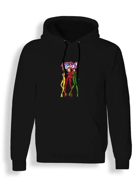 Худи унисекс СувенирShop Тотали спайс/Totally Spies/Мультфильм 19 черное M