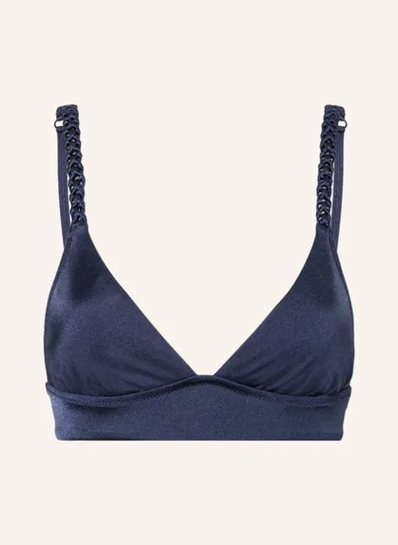 Топ бикини watercult Bralette MAKRAMÉ LOVE, темно-синий