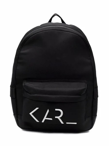 Karl Lagerfeld Kids рюкзак на молнии с логотипом