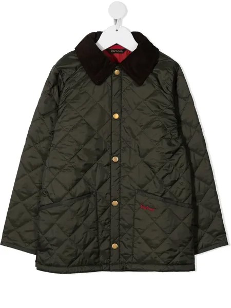 Barbour Kids пуховик на пуговицах