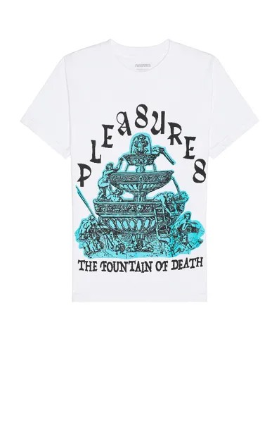 Футболка Pleasures Fountain T-shirt, белый