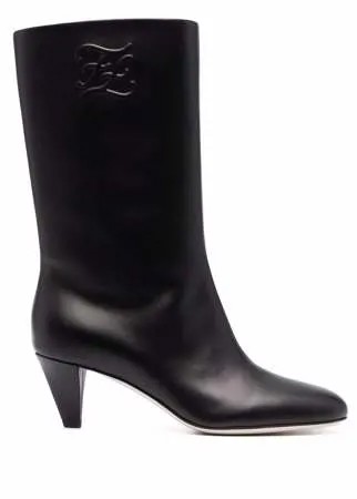 Fendi Karligraphy-motif 55mm boots