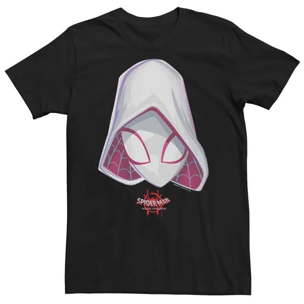 Мужская футболка с капюшоном Marvel Spider-Man Into The Spiderverse Spider-Gwen Licensed Character