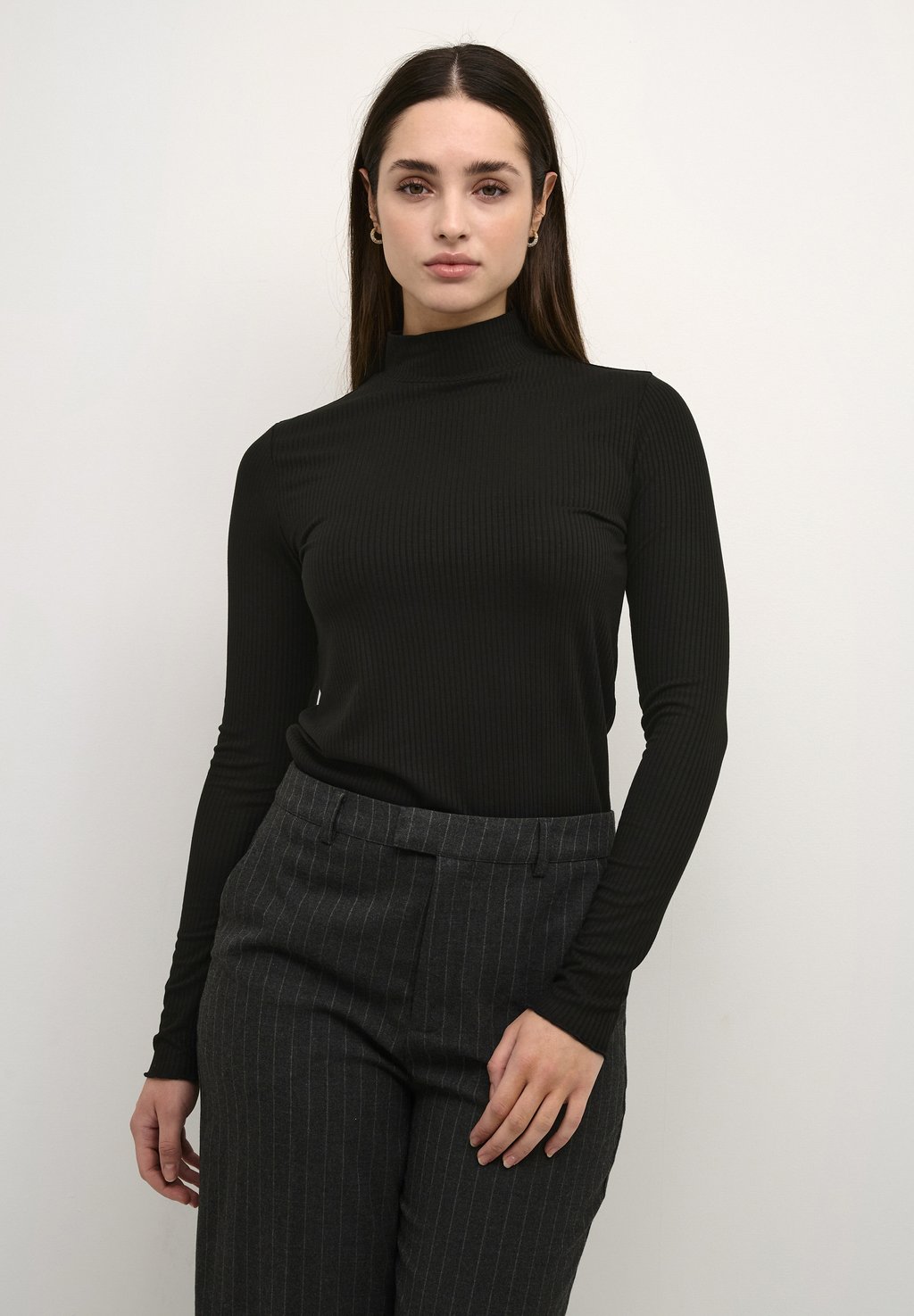 Свитер KADREW LONG SLEEVED TOP Kaffe, глубокий черный