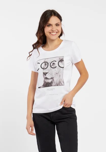 Футболка с принтом FASHION ANIMAL RODEO Einstein Newton, цвет weiß